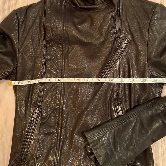 Line leather jacket - Picture 9 of 10